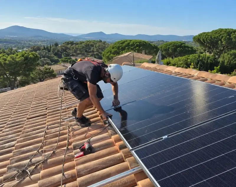 Installateur panneaux solaires Roquedur — pose photovoltaïque sur toiture